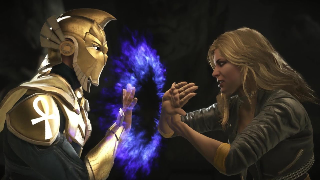 Injustice 2 : Doctor Fate Vs Black Canary - All Intro/Outros, Clash Dialogues, Super Moves
