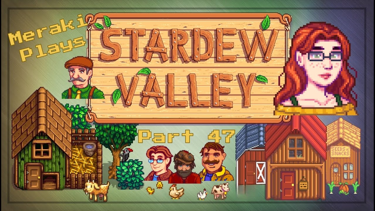 🌱 Meraki Plays Stardew || Part 47 || Year 2 — Winter Chores & A Full Pelican Town Lore Tour ❄️🗺️