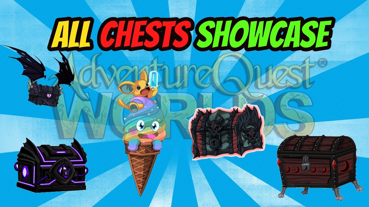 MOSTRANDO TODOS OS (21 CHESTS) DO AQW