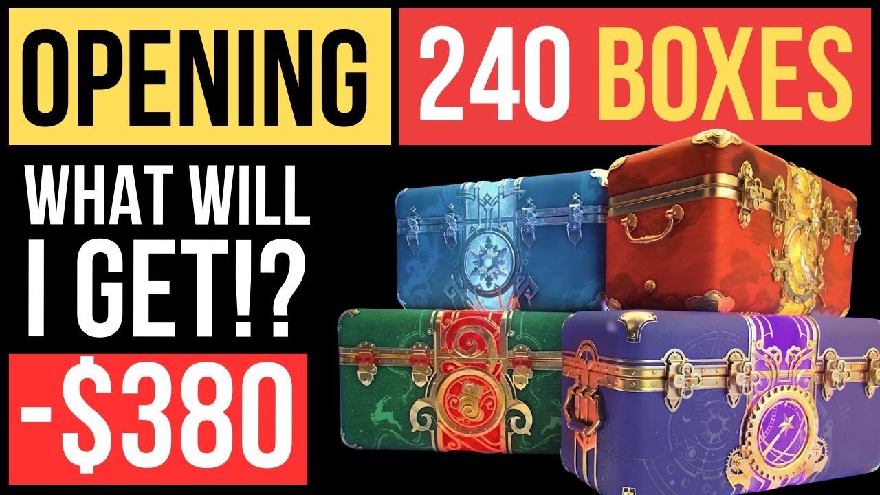 Opening 240 Boxes LIVE – How Much Gold & Tanks Will I Get?!