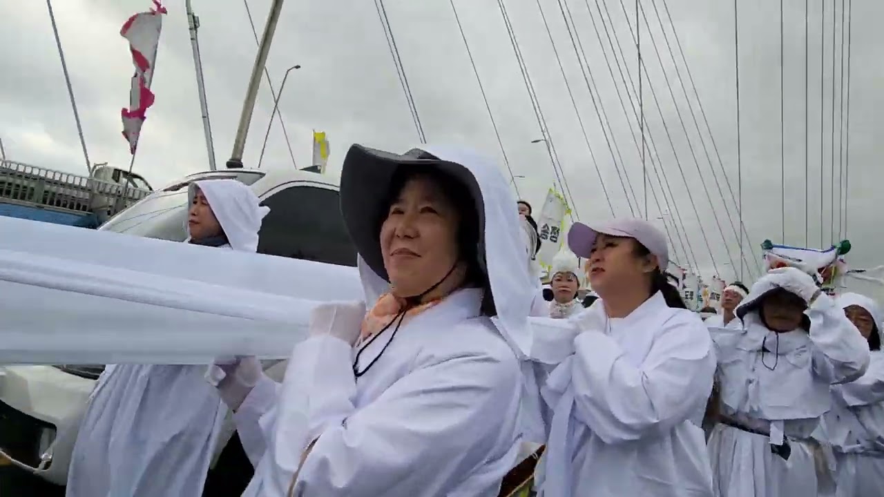 진도군 진도대교 명랑축제에서