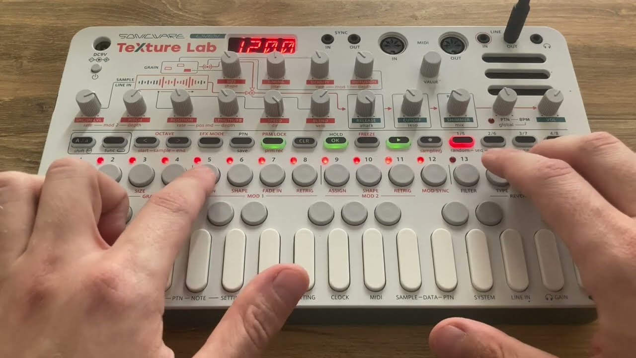 Sonicware Liven Hack 3.0 — Texture Lab + 8bit Warps