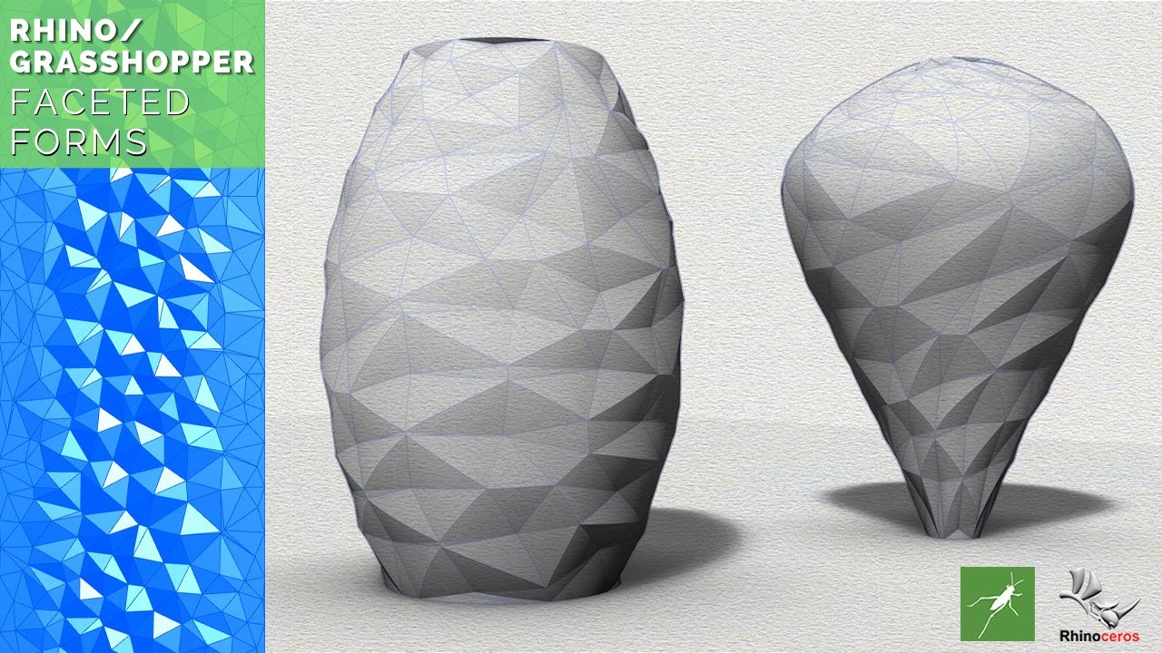 Grasshopper Tutorial Beginner (Faceted Forms with Voronoi)