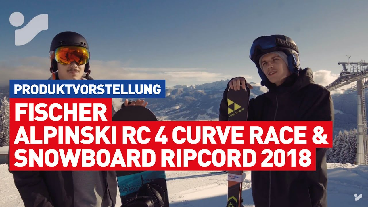 Fischer Alpinski RC 4 Curve Race & Snowboard Burton Ripcord 2018 || Produktvorstellung