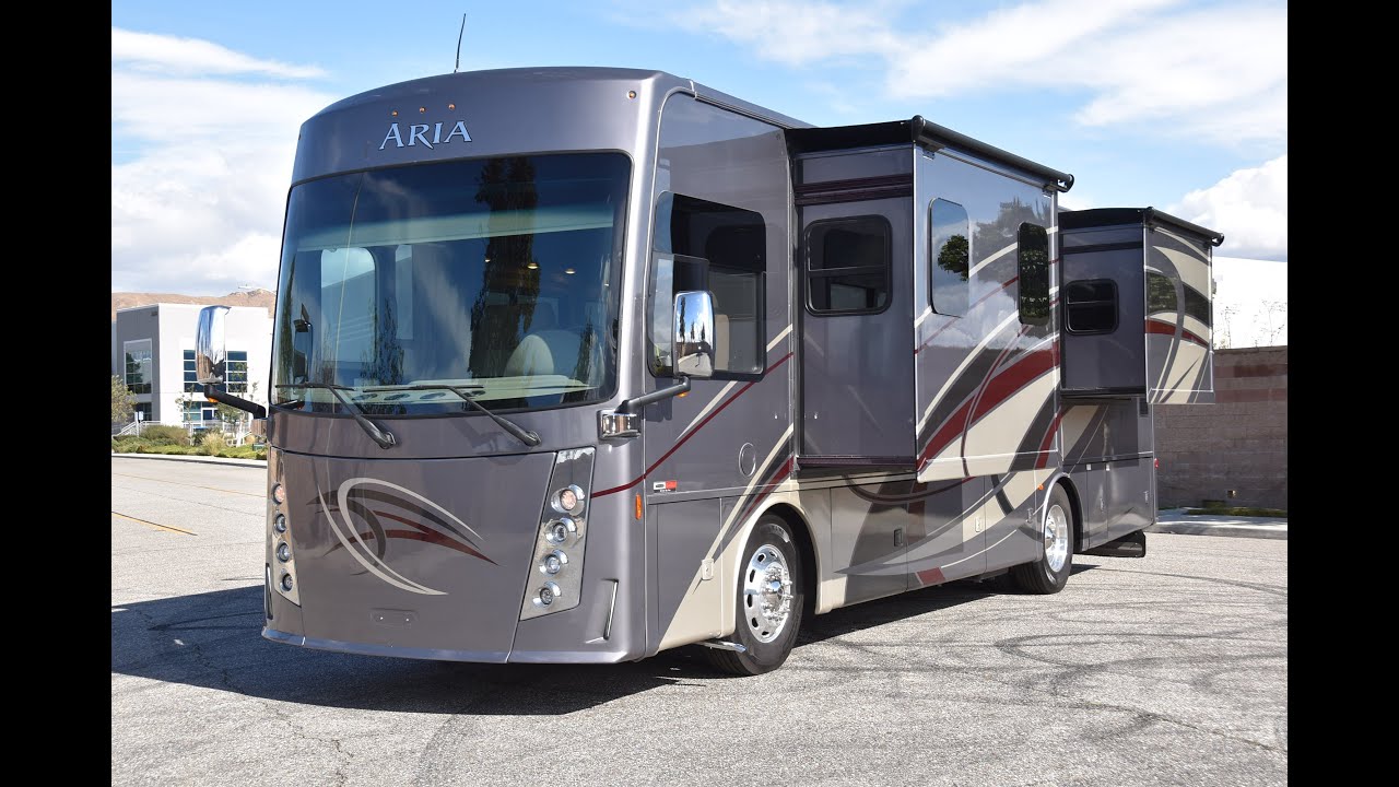 2018 RV Thor Diesel Pusher Aria 3401 Motorhome Tour  60 frame 1 21 Gaga Dub over