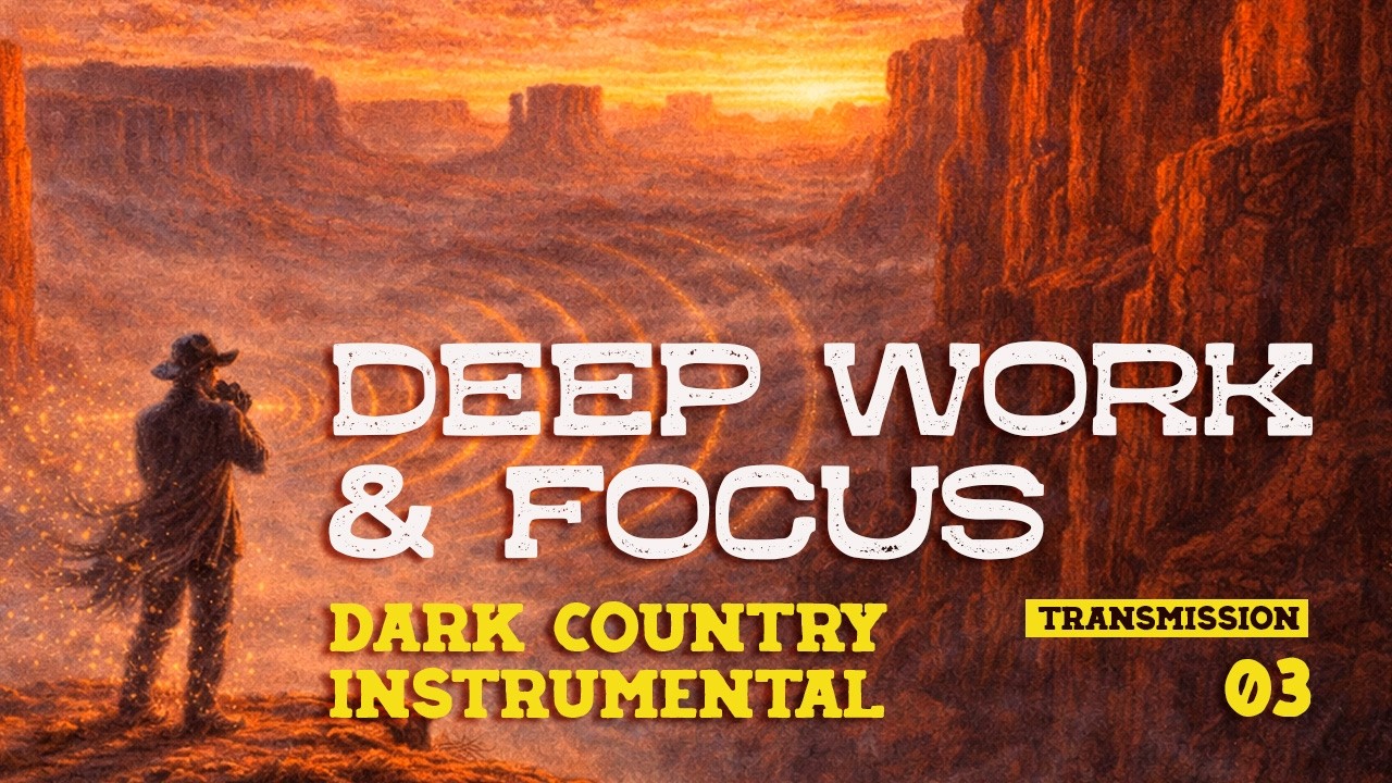 Canyon Echo Blues | Western Music for Flow State & Concentration | The Last Outlaw Radio