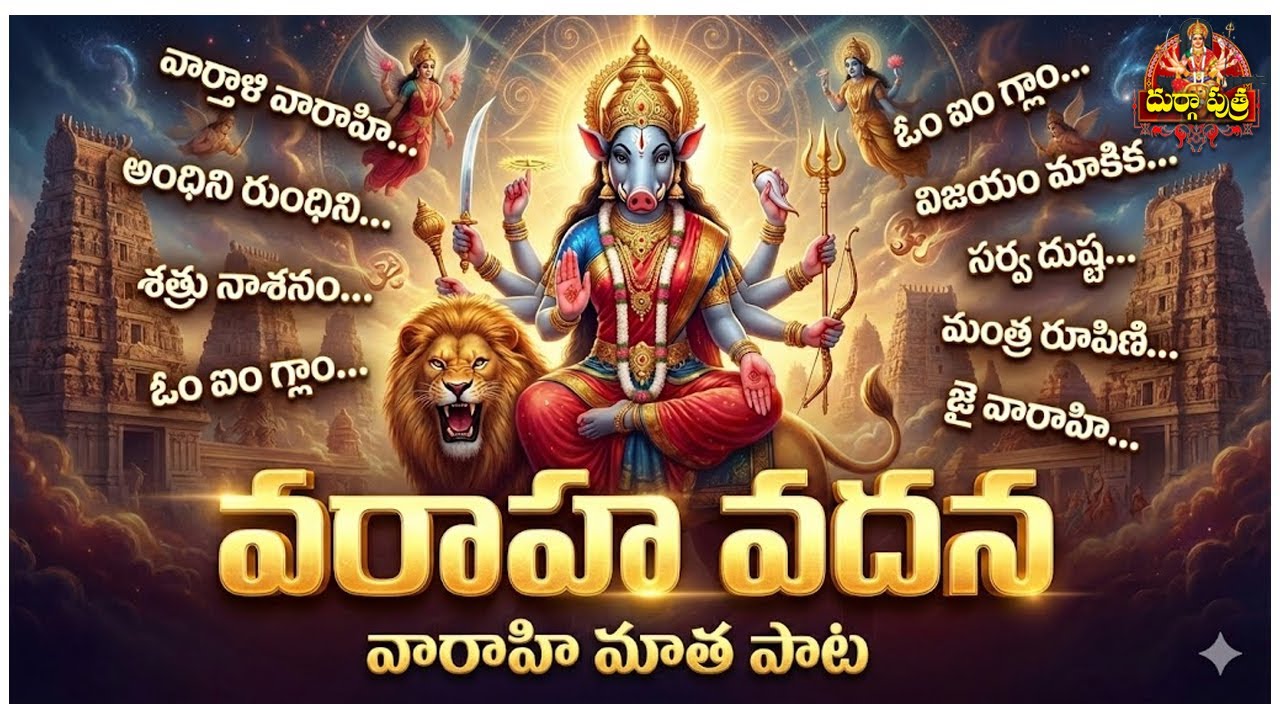 శత్రు దోషం పోగొట్టే వారాహి మాత పాట 2026 🔥 | Powerful Varahi Mata Song 🙏🙏 II Durga Putra