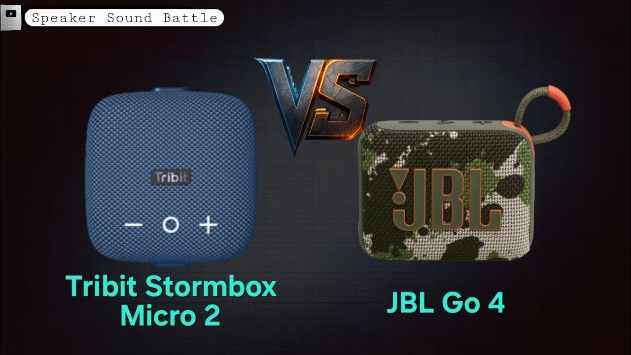 Tribit Stormbox Micro 2 Vs JBL Go 4 - Bluetooth Speaker Sound Battle Comparison