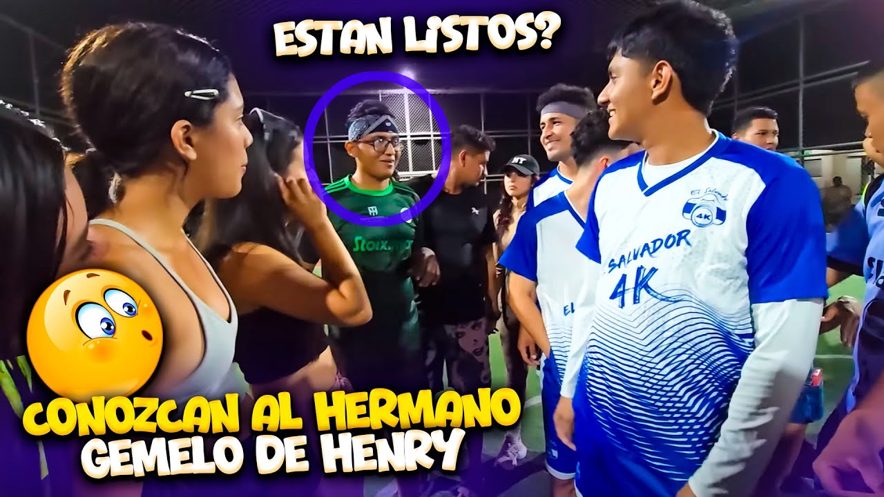Henry hace un reto de fútbol contra su hermano. Miren como juega el Bryan de la Gaby