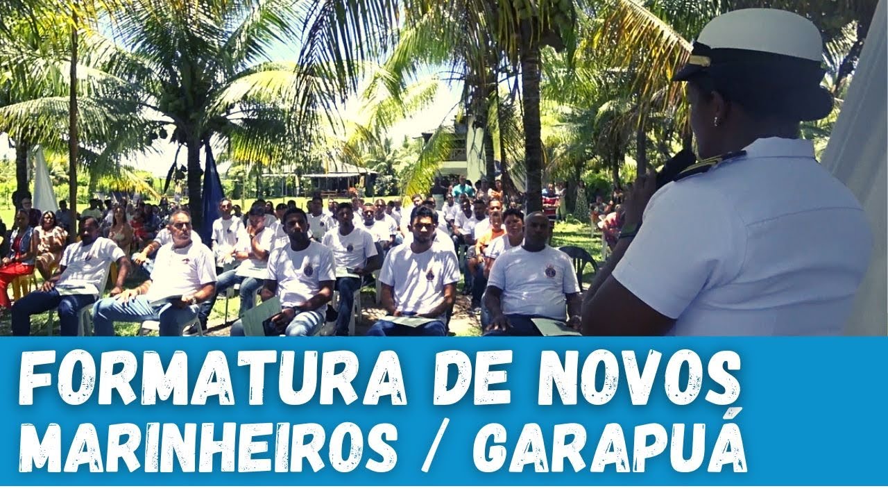 Formatura novos Marinheiros em Garapuá