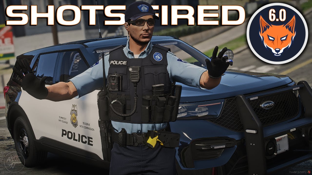 Stolen Car And Shots Fired! | FiveM LEO Realistic RP - Day 94