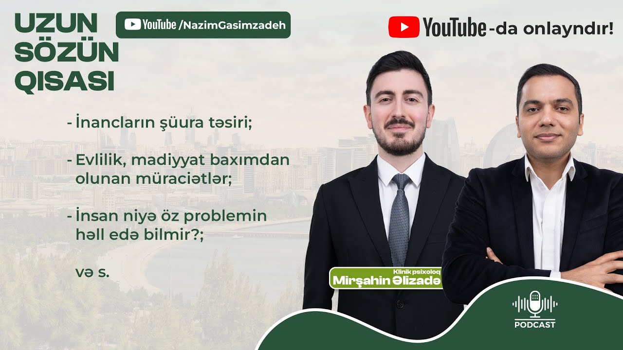 Klinik psixologiya nədir? İnancın şüura təsiri | Uzun sözün qısası #5