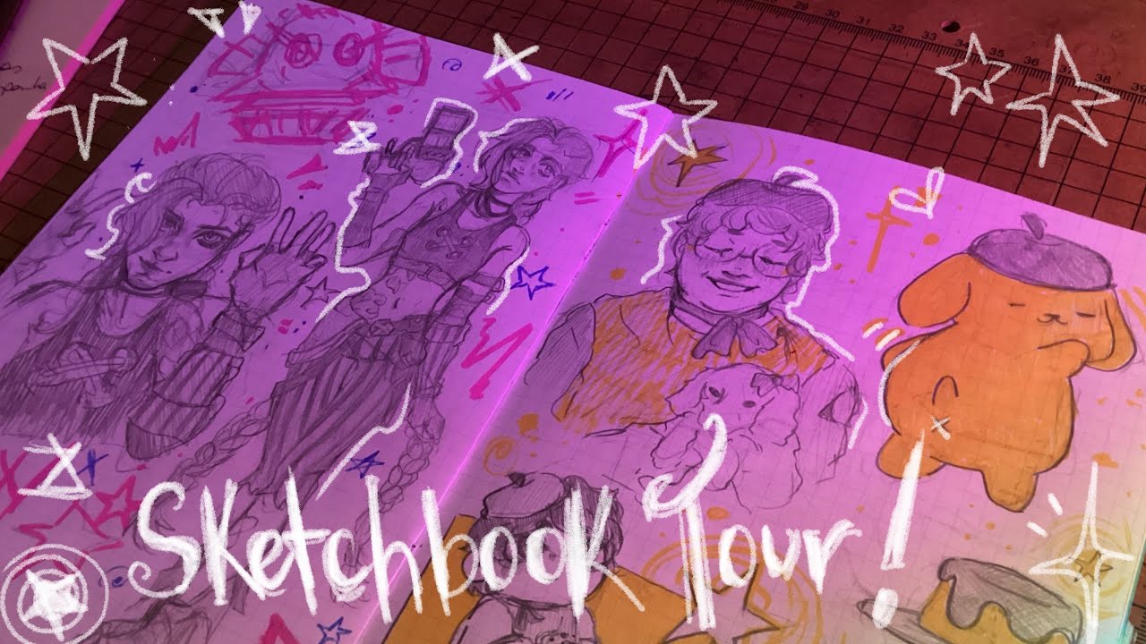 ☾ ⋆*･ﾟ mini SKETCHBOOK TOUR  ⋆*･ﾟ:⋆ ☾ 