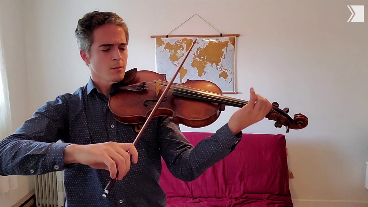 Victor Fournelle-Blain plays Bach on a 220 year old Amati viola | Musical Moment