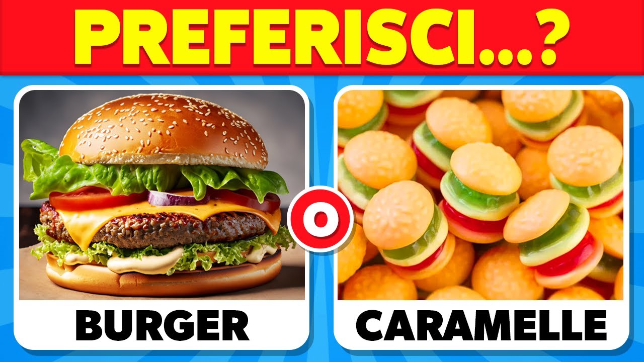 Preferisci...? CIBO VERO vs CARAMELLE 🍕🍬🍫