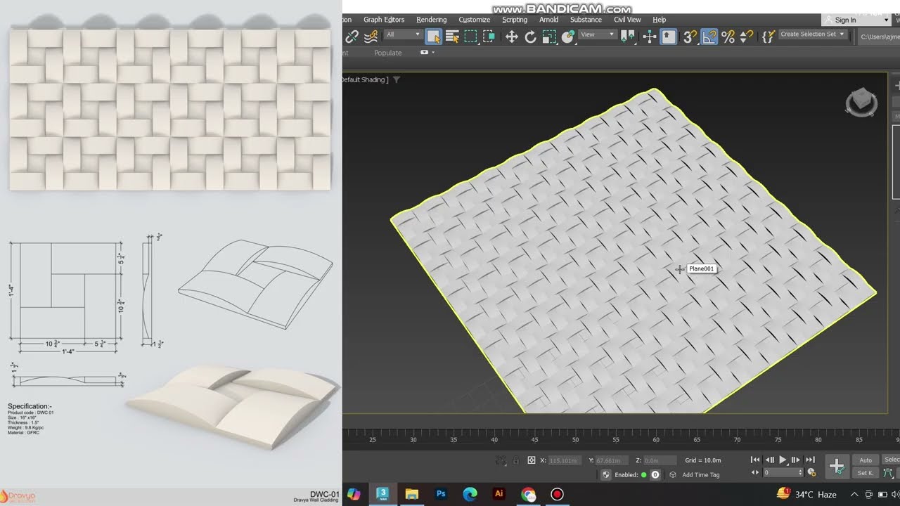 Create Stunning Interior Wall Art in 3ds Max! #3dsMaxTutorial #interiordesign3d