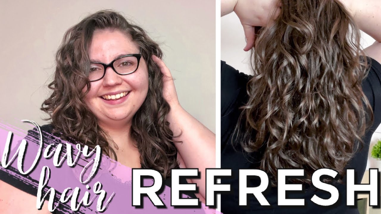 HOW TO REFRESH DAY 2 WAVY HAIR! Quick & Easy