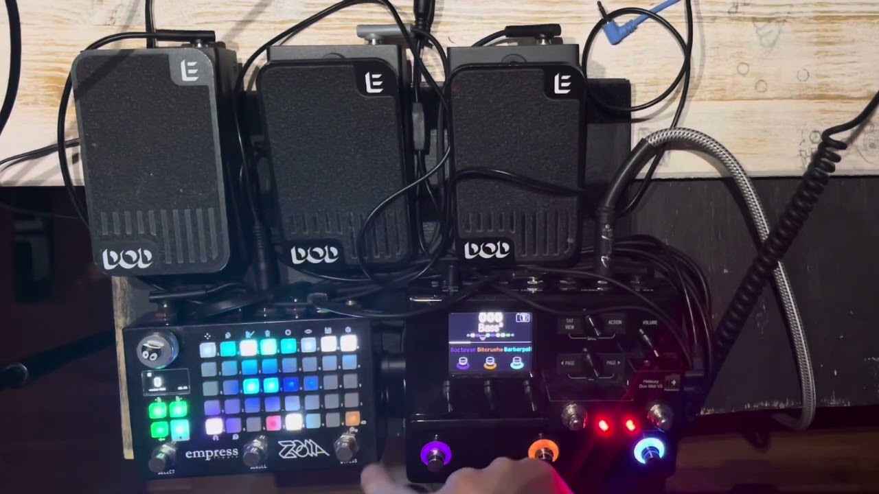 jamuary soundscape 5 - bass on pedals hx stomp & zoia