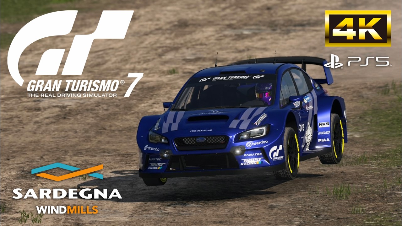【GT7】♯51  WRX Gr.B Rally Car　 サルディーニャ・ウィンドミルズ　#グランツーリスモ7  #4K