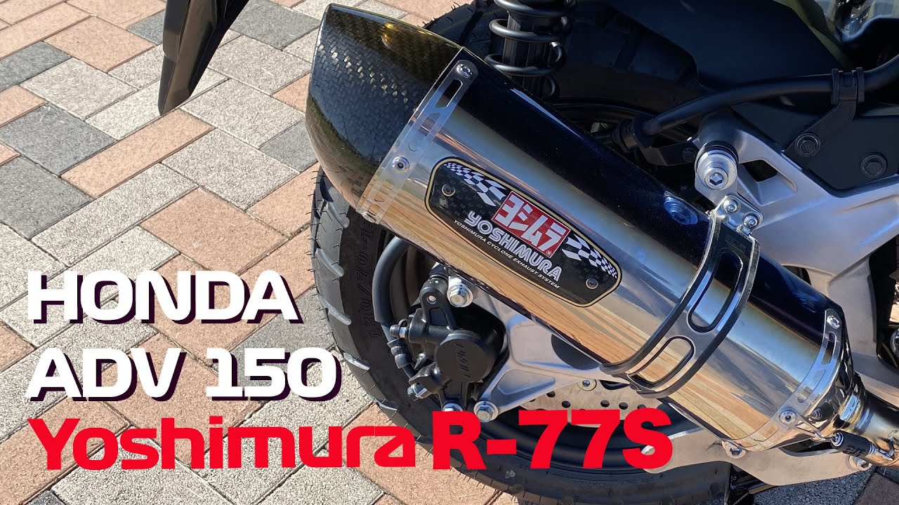 Escapamento YOSHIMURA R-77S para Honda ADV 150 | Ep.73 Japão