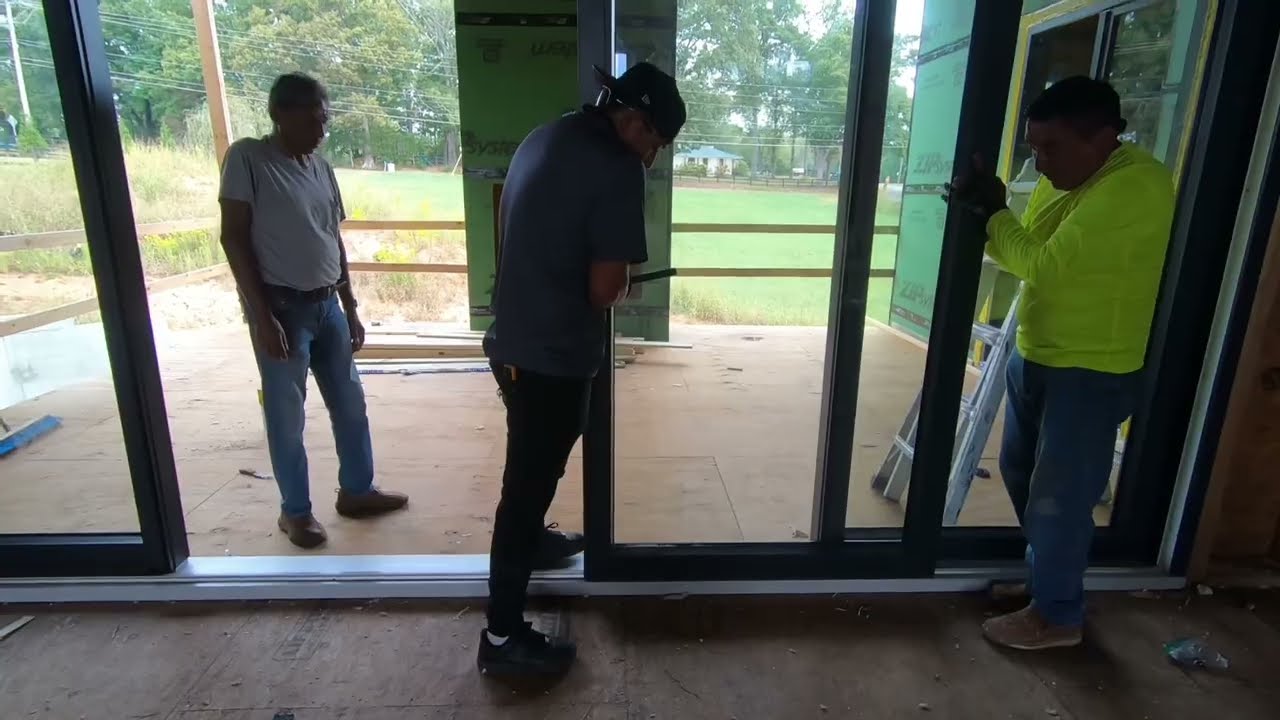 Massive European Lift and Slide Door Installation - 160 Inches Wide!