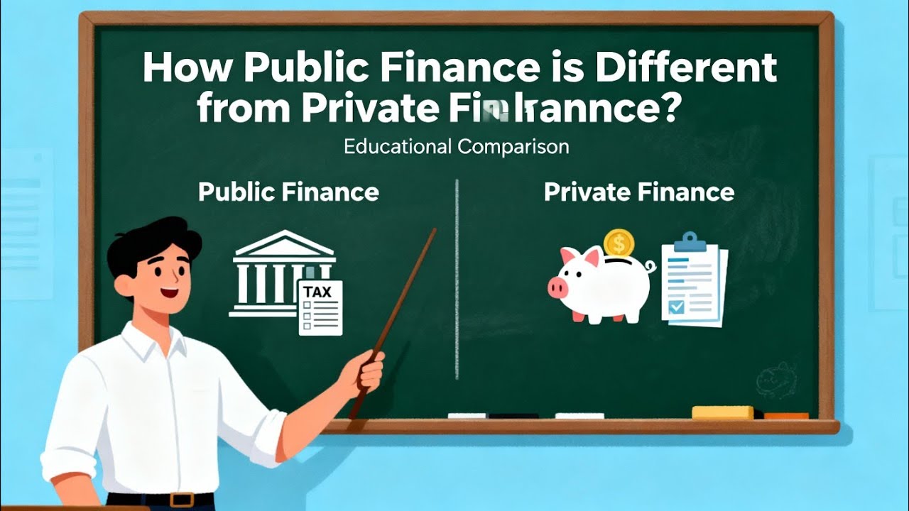 How Public Finance  is different from Private Finance?
