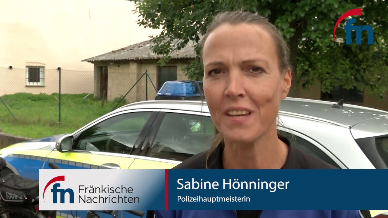 Fahrrad-Streifen in Tauberbischofsheim unterwegs - by Fränkische Nachrichten