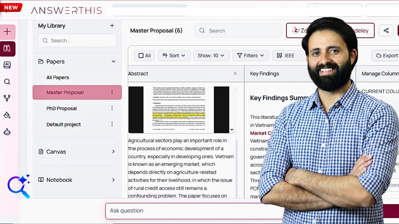 Ease your research with Answerthis AI Powered Research Tool