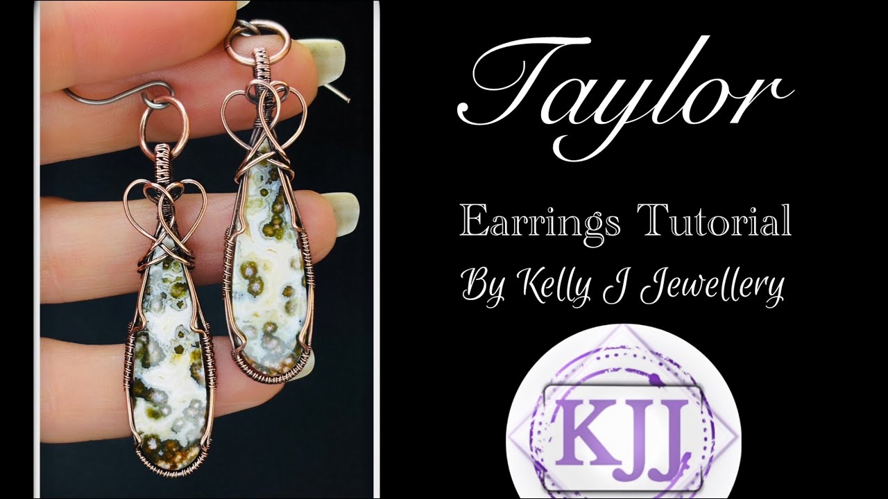 Урок по изготовлению сережек Taylor | Kelly J Jewellery.