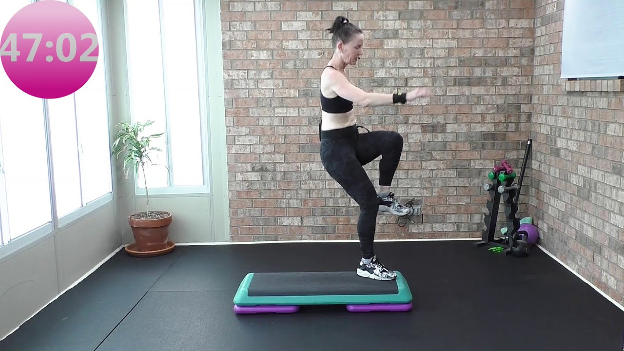 60 MIN WORKOUT| STRONG AND SWEATY STEP - SCULPT AEROBICS CLASS | AT HOME WORKOUTS FOR WOMEN OVER 40