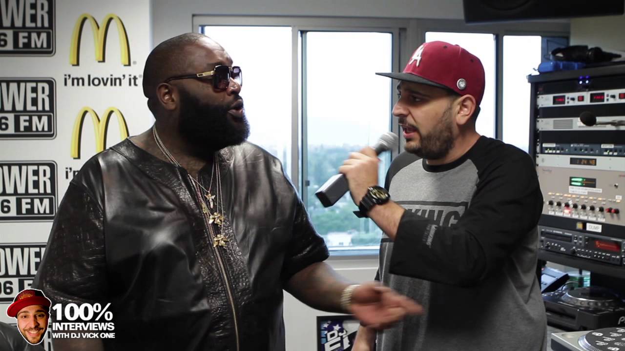 Rick Ross chops it up with Dj Vick One about his new album, favorite foods, and gear.