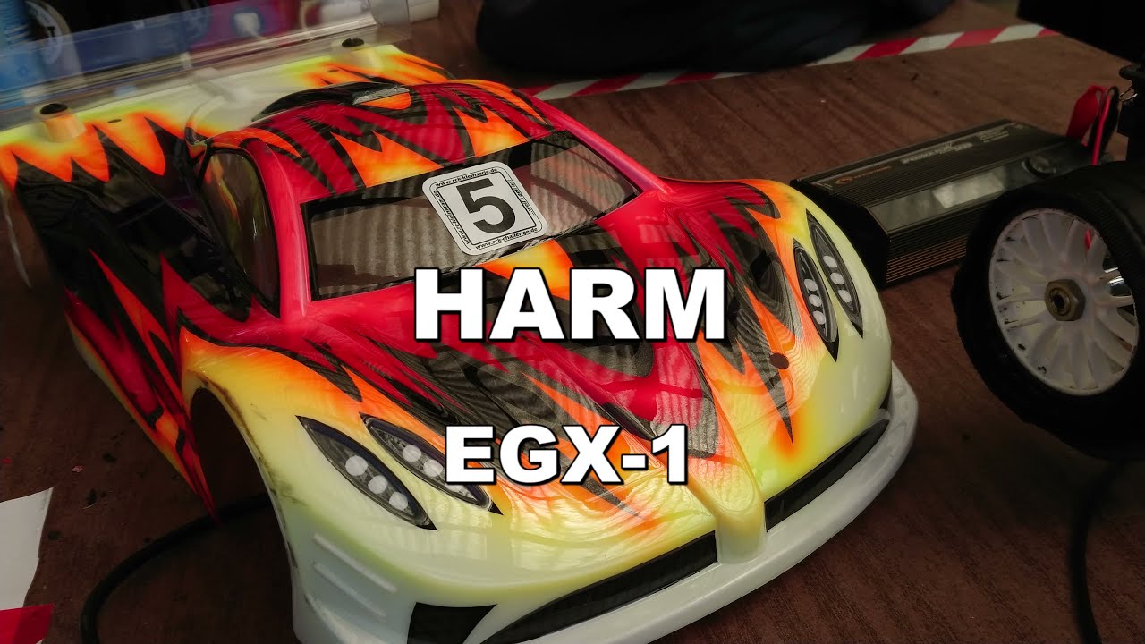 HARM EGX-1 - GT8 RC Modellauto im Detail und beim GT8 Rennen beim RC Speedracer