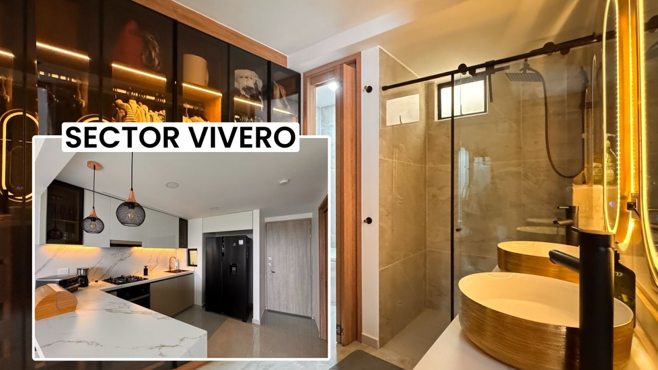 🟣 Código:1051 / APTO EN VALLE DEL LILI - SECTOR VIVERO - TOTALMENTE REMODELADO / ☎️ +57 305 254 4559
