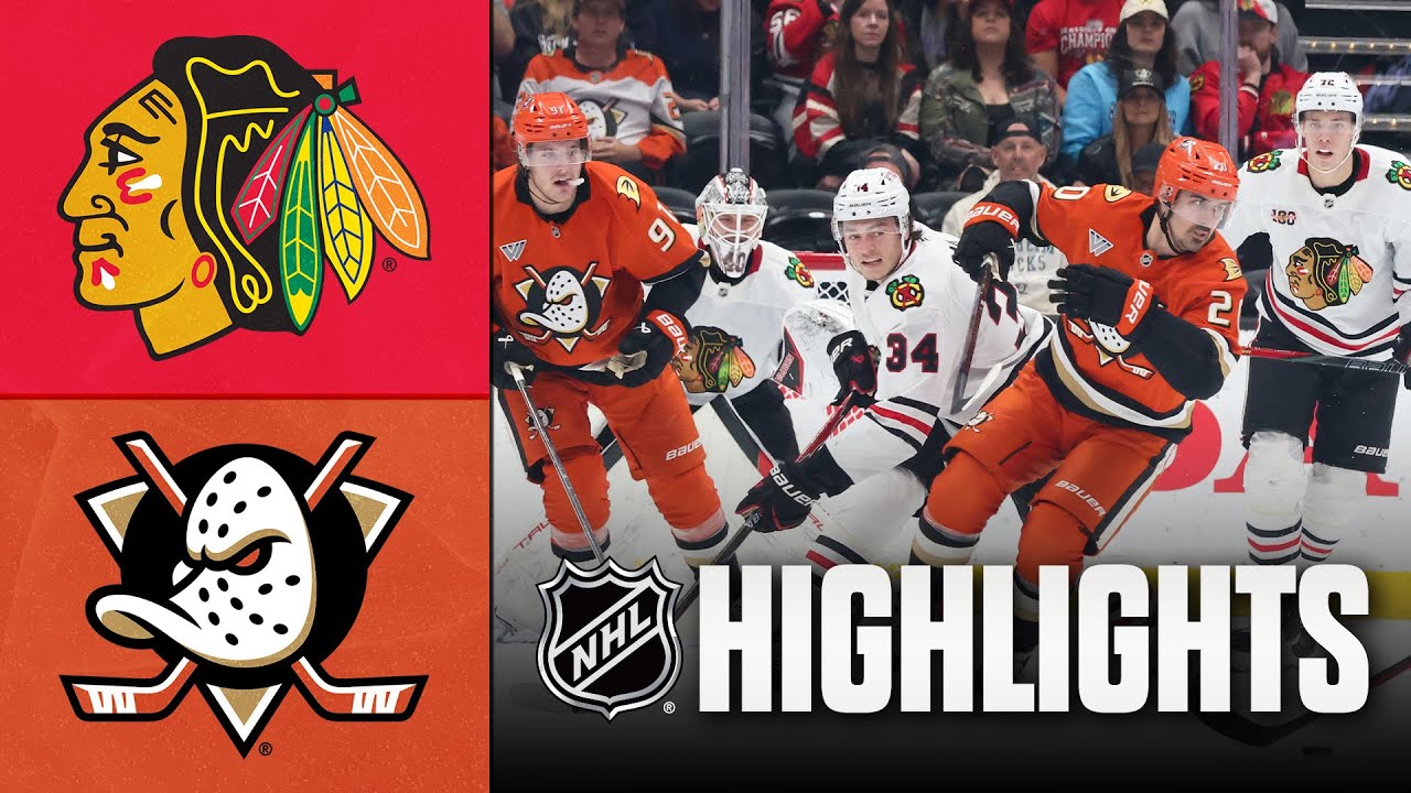 Blackhawks vs. Ducks | NHL Highlights | December 07, 2025