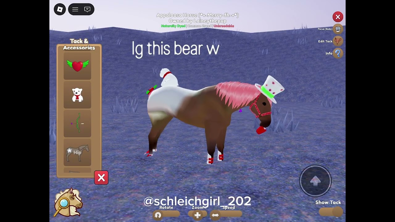 LETS MAKE MERRY A TACK SET! 