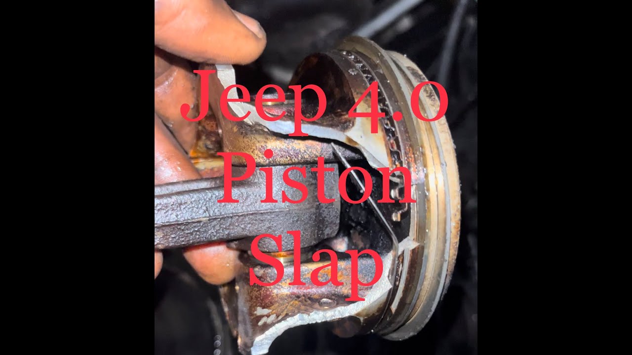 Jeep Cherokee XJ Piston Replacement #pistons #enginerebuild #jeepxj #jeepcherokeexj #jeep4.0