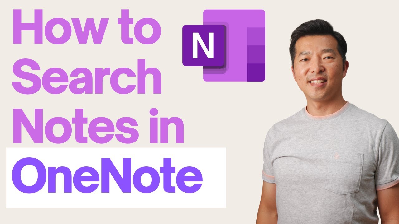 How to search for notes in OneNote