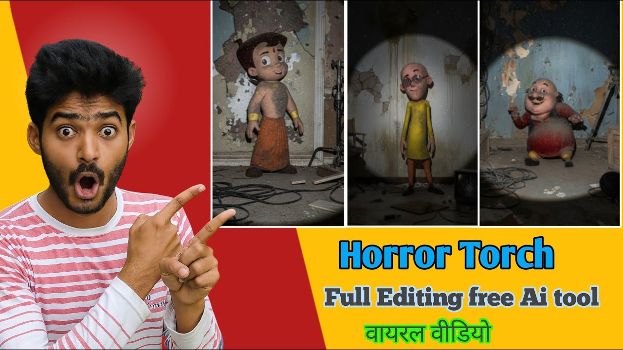 Horar Tourch video kaise banaye 😯 Free Ai tool l kisi bhi charector ki murti vali video kaise banaye