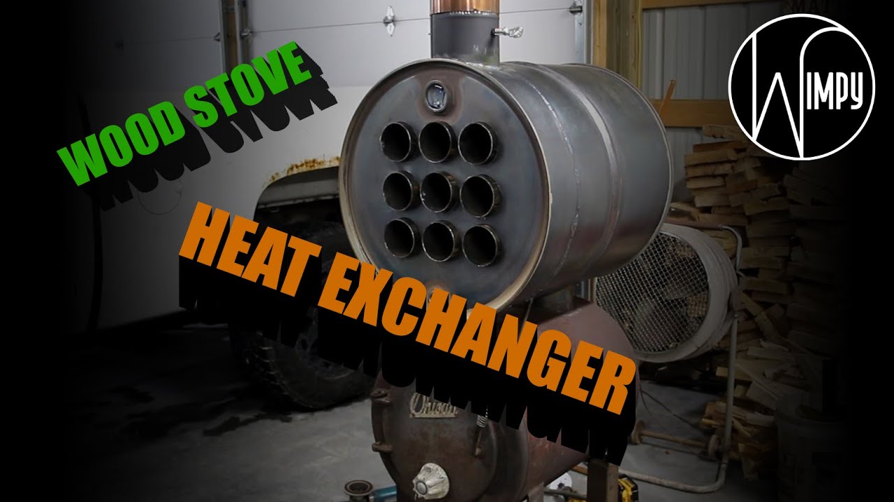 Wood Stove with Custom 55 Gallon Barrel Heat Exchanger