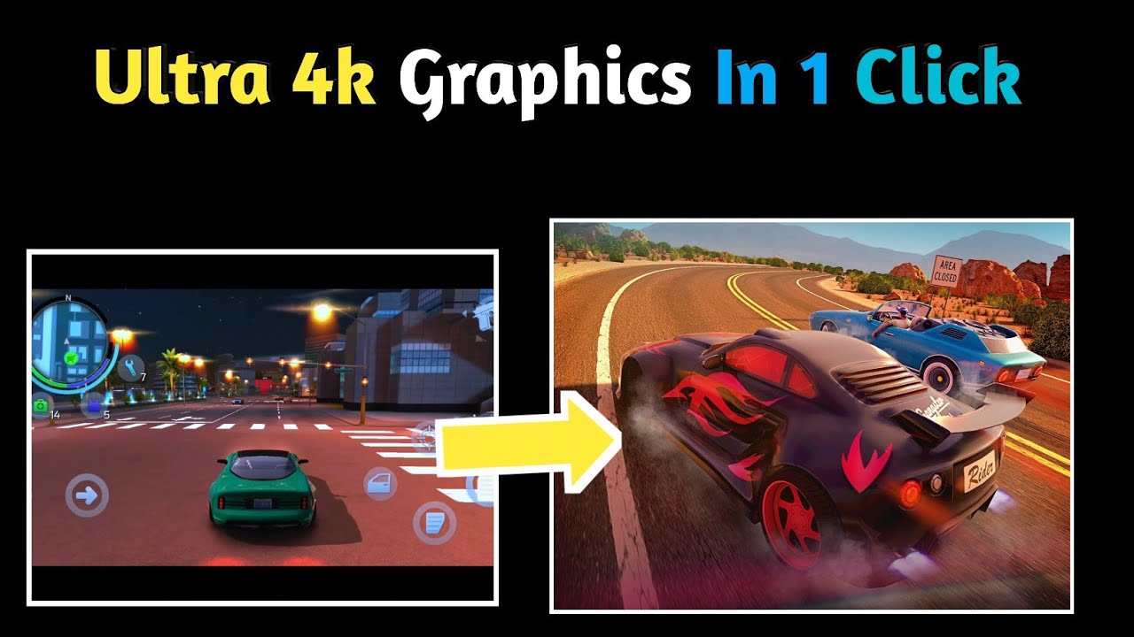 Ultra 4k graphics in 1 click  in gangstar vegas | graphics setting in gangstar vegas | Basu gaming