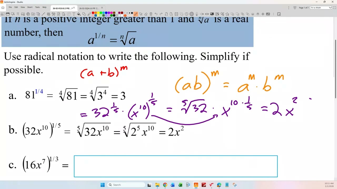 26-02-02[H.8.2 PR] Rational Exponents