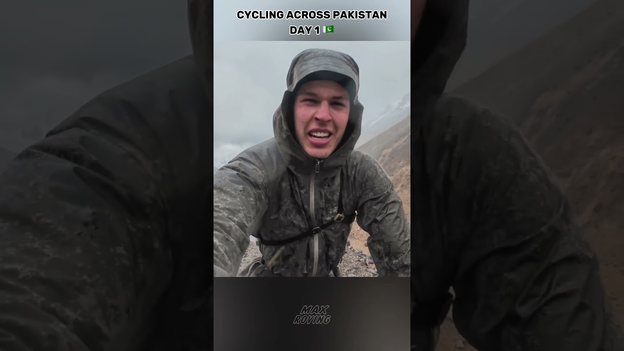 Day 1 Cycling across Pakistan as a foreigner #pakistan #travelvlog #shorts