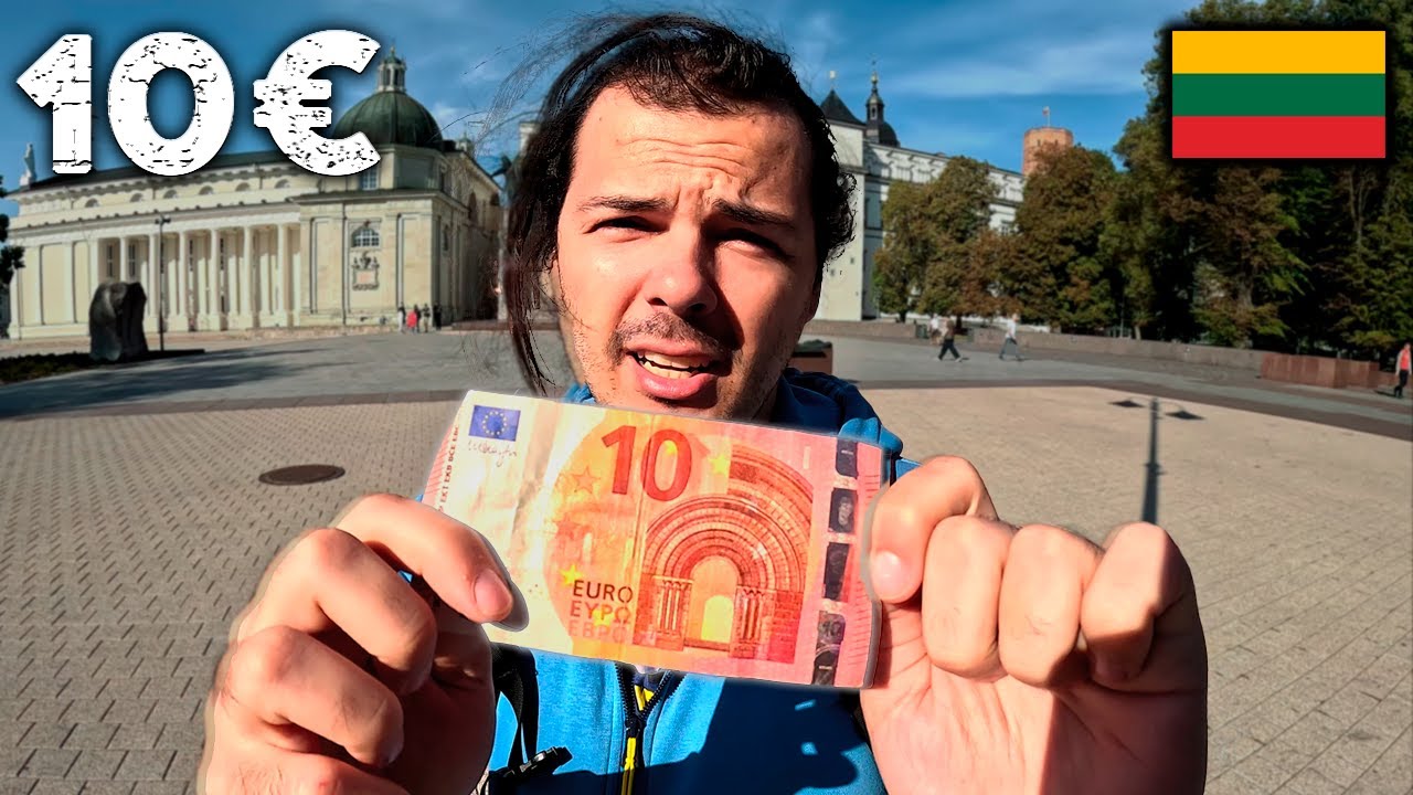 Retomo el viaje e intento pasar un día con 10 EUROS en LITUANIA - Cruzando Europa en moto #8