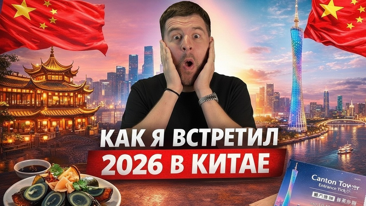 ГУАНЧЖОУ 2026: Башня 600м, тухлые яйца и золото 🇨🇳