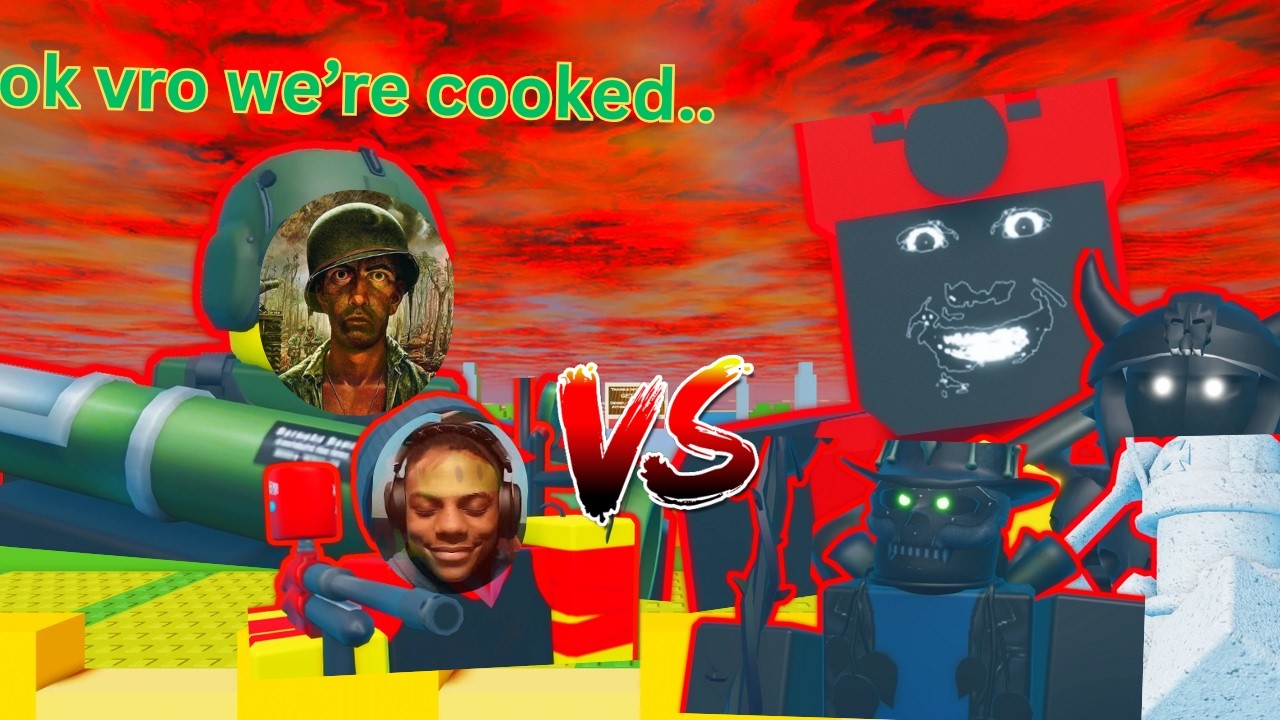 6X Jetrock + 6X Paintmaster VS Every Single Boss [Normal] - The Battle Bricks Roblox