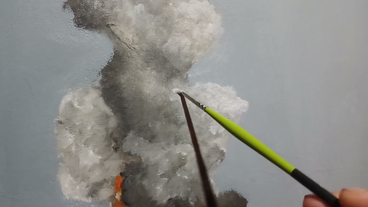 Cómo pintar humo al óleo.