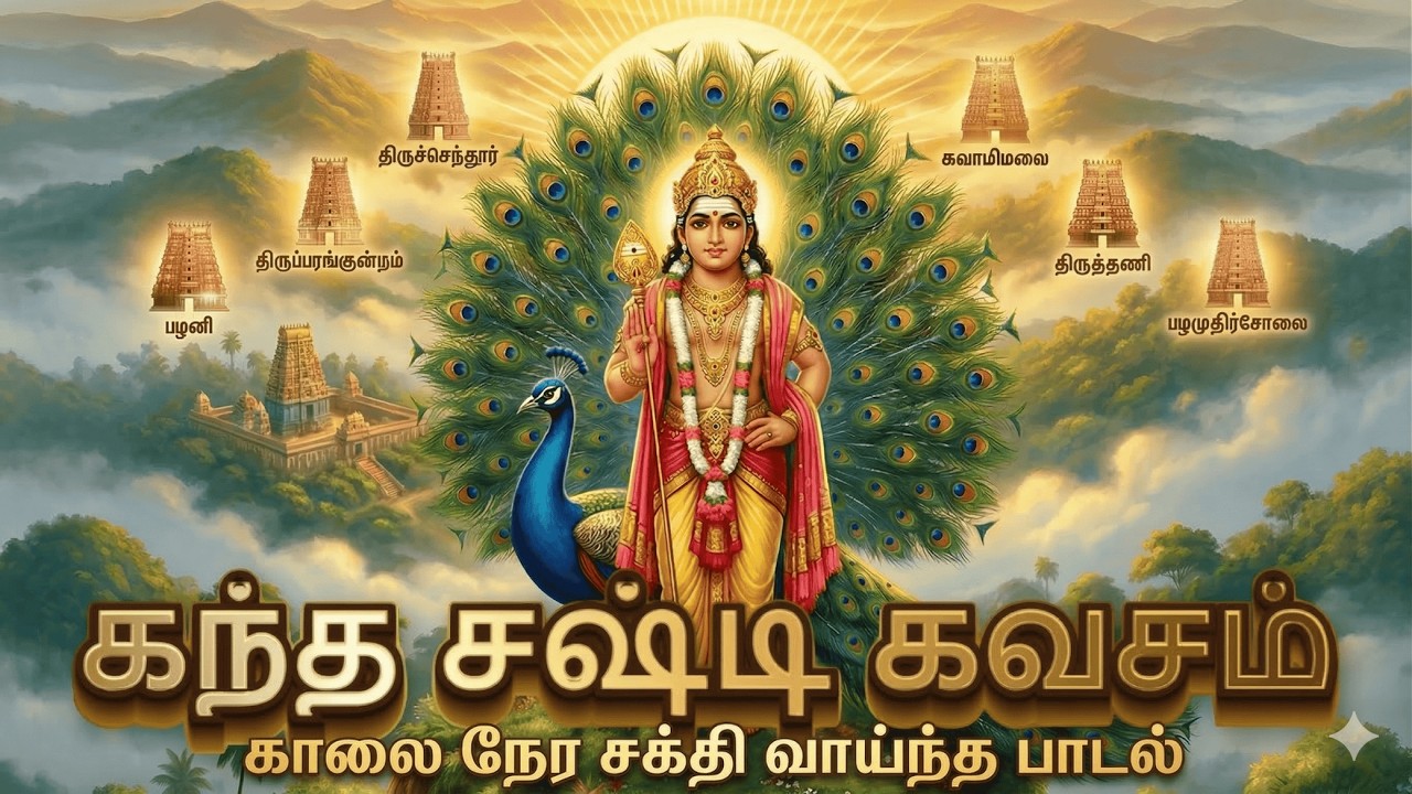🔴 LIVE |கந்த சஷ்டி கவசம் |Powerful Murugan Mantra| தீராத வினைகள் தீரும்! 🛡️✨#live