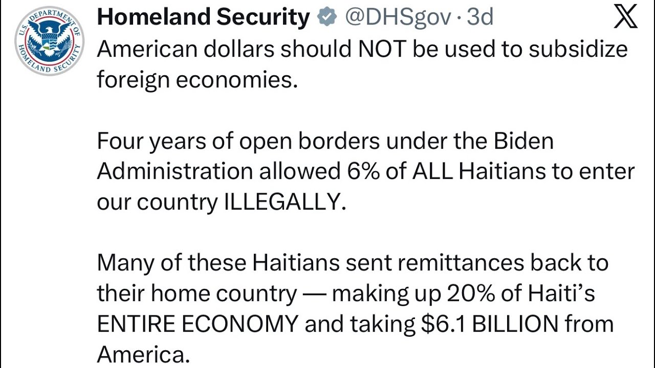 Les transferts de la diaspora haïtienne menacés par le Président Trump? Analyse de Enomy Germain