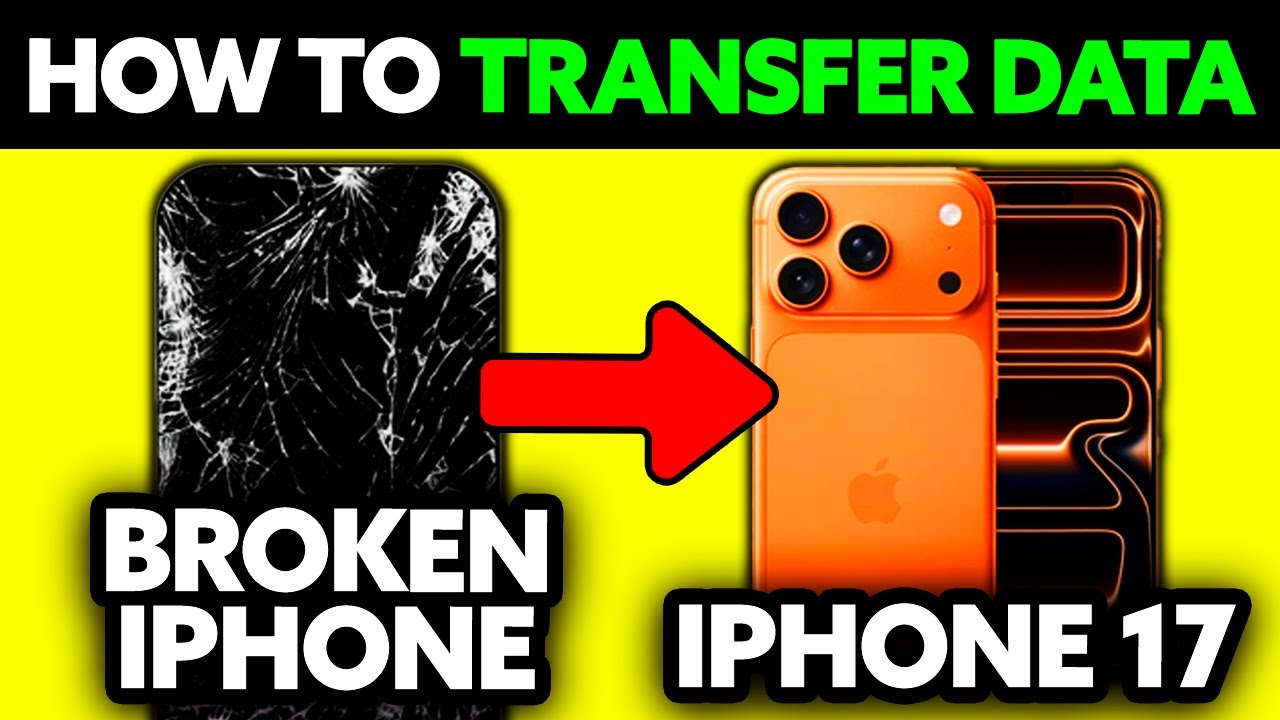 Как перенести данные со сломанного iPhone на iPhone 17 (2025) — пошагово