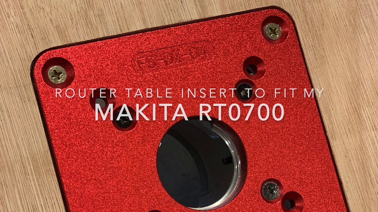 Вставка для фрезерного стола, подходящая для Makita RT0700